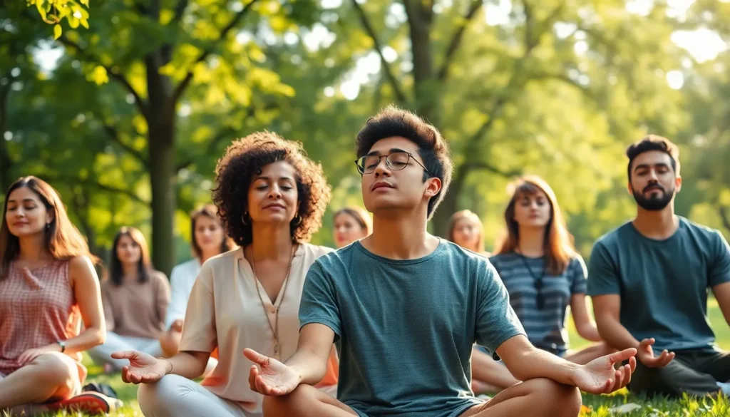 mindfulness exercises for groups